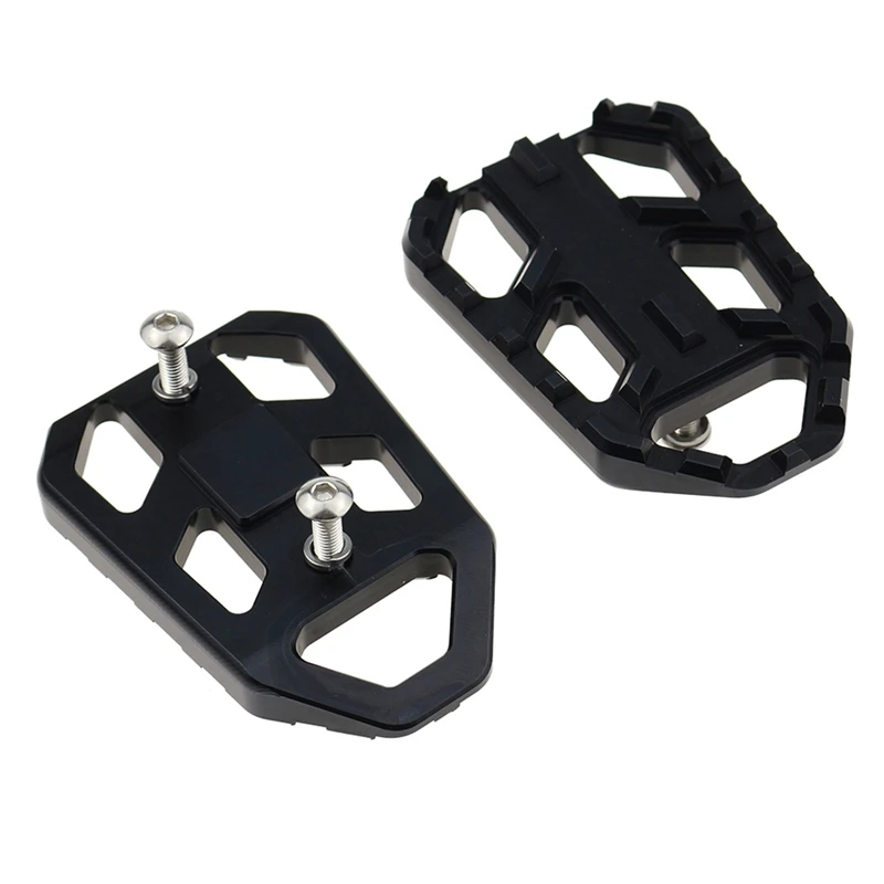 Motorcycle Front Footpegs Foot Pedal for SUZUKI DL1000 V-STROM 650XT 650 V-STROM 1000 1000XT 2006-2020(Black)