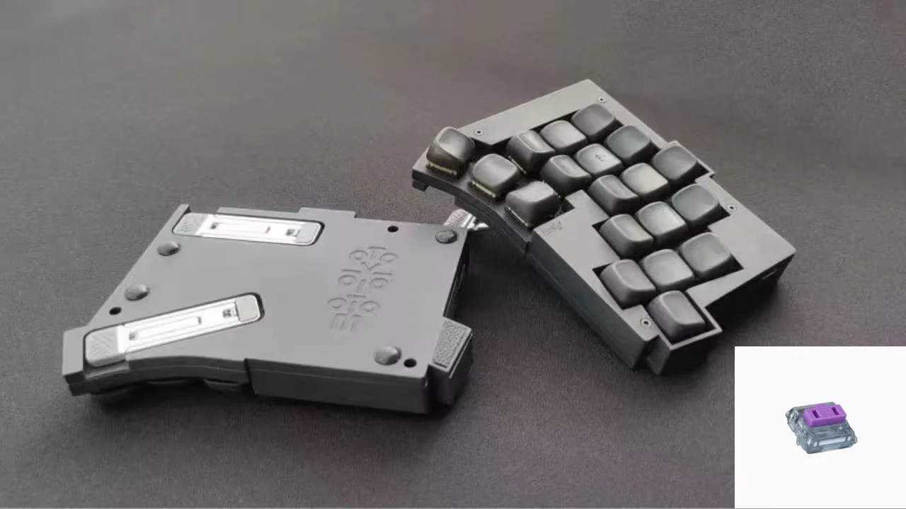 新しいトーテム38 キーロープロファイル分割キーボード ZMK Bluetooth/有線