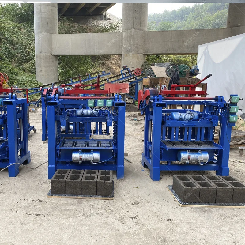 Two Phase Brick Making Machine Electric Small Cement Hollow Making Machine, Concrete Block Forming Equipment