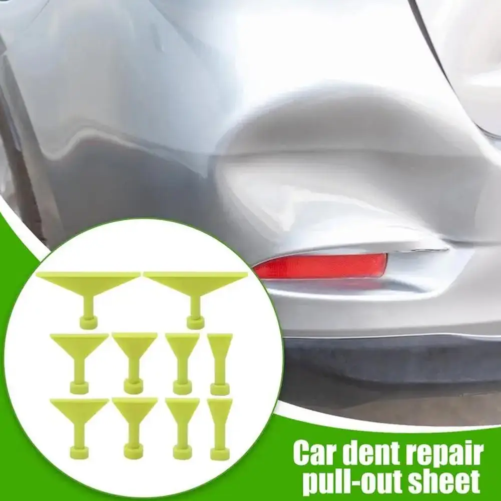 

Вкладки для удаления вмятин автомобиля, 10 шт., без вытягивания краски, клеевые вкладки, инструменты для ремонта повреждений кузова, инструменты для ремонта автомобильных дверей и Ho Z5I5