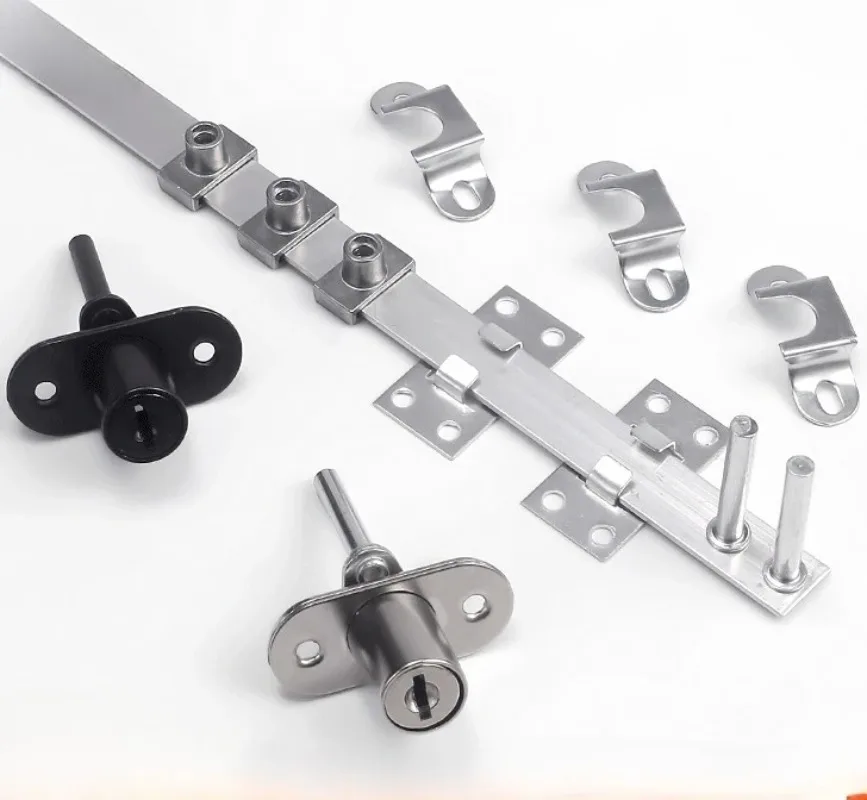 File Cabinet Linkage Lock Drawer 1 Lock Control 3 Drawers Front Installation Simple and Convenient Multi-Layer Drawer