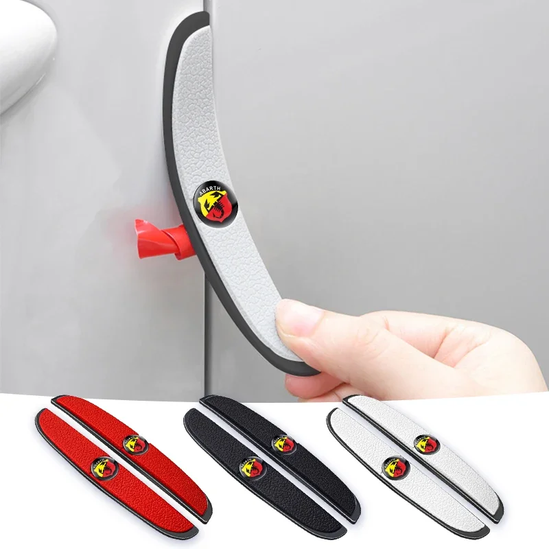 Car Door Anti Scratch Protection Strips Rubber Protector Sticker For Abarth Stilo Ducato Palio Bravo Linea Doblo 500 Grande Tipo