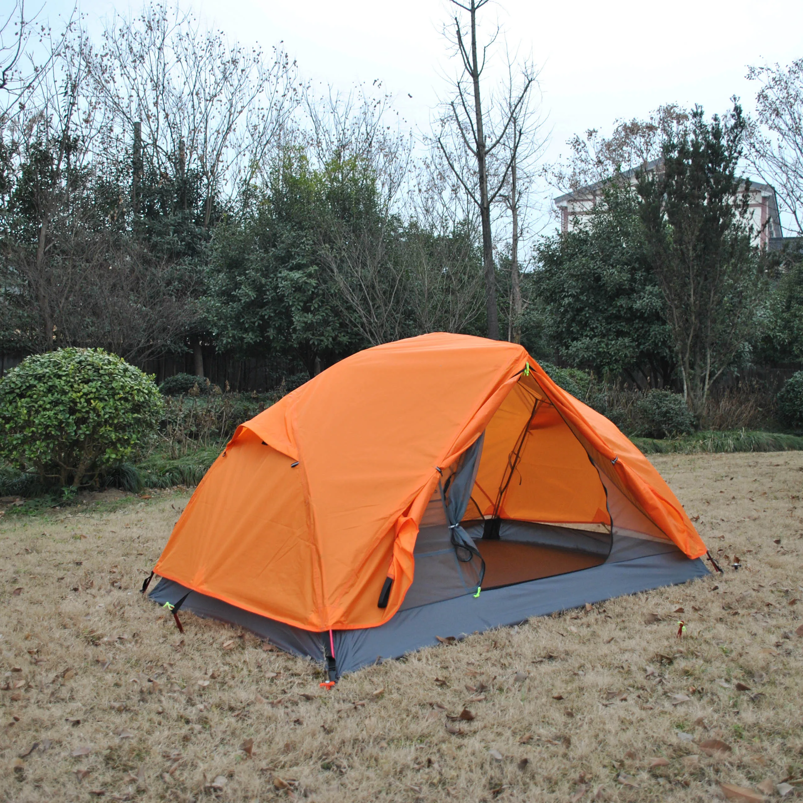 High-end Orange Ultralight tent,Double Layers 2 Person camping Tent, CZX-463 mountain Tent,backpacking tent come with footprint