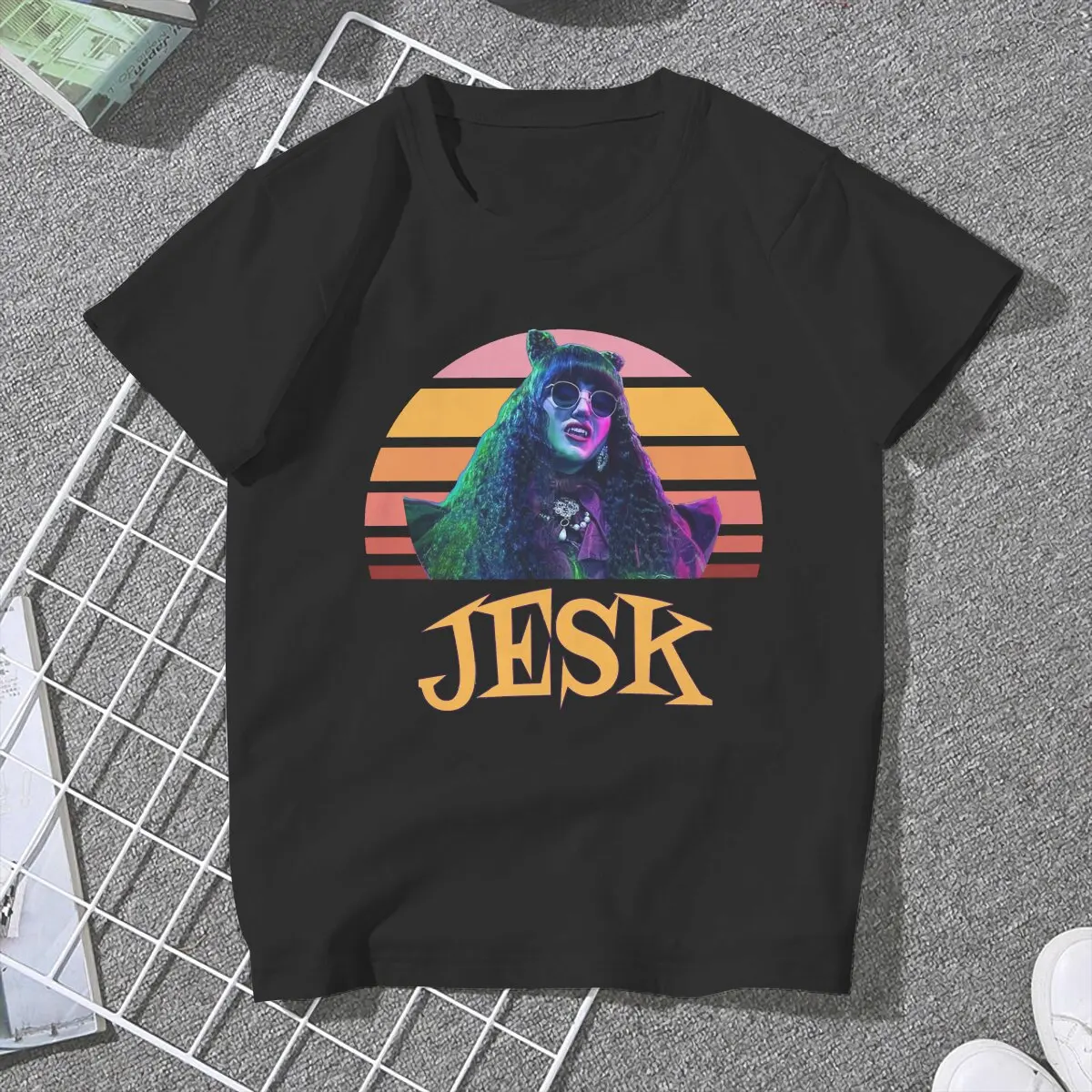 Jesk Nadja Women Clothing What We Do In The Shadows TV Graphic Female Tshirts Vintage Alternative Loose Tops Tee