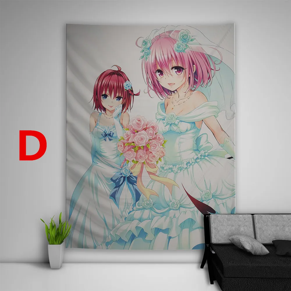 Anime Wall Art To Love Ru Momo Darkness Lala Mikan Canvas Painting Posters Wall Print Pictures Children Room Decoration No Frame