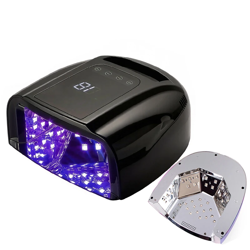 Niet-oplaadbare 96W nagellamp met handvat, gellakdroger, manicure-apparaat, UV-licht voor nagels, professionele nagel UV LED-lamp