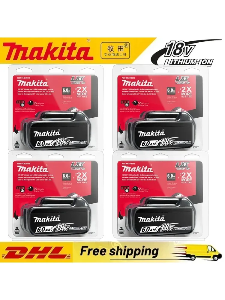 100% Original Makita 6Ah für Makita 18V Akku BL1860B BL1840 BL1830B BL1850B BL1850 BL1860 BL1815 Ersatz-Lithium-Akku