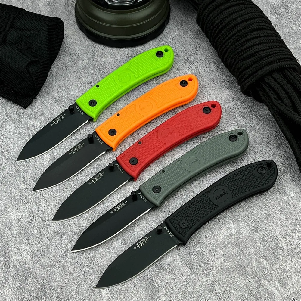 KB 4062 بقاء سكين للفرد 440C شفرة فولاذية مقاومة للصدأ وألياف النايلون مقبض التخييم في الهواء الطلق مغامرة الدفاع عن النفس EDC أداة