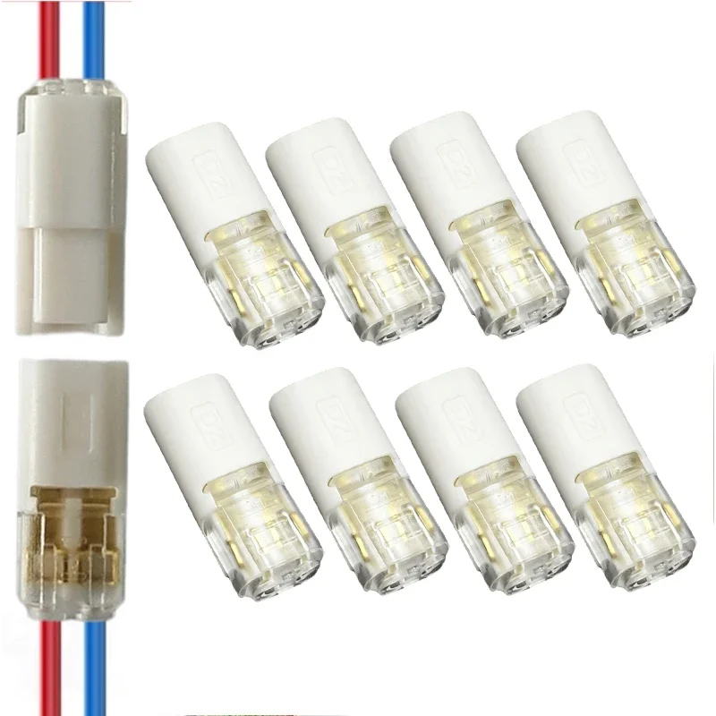 20/30/50PCS Quick Connection Cable Connector No Soldering Single Wire with Locking Plug-In Type Connection Replacement Tool