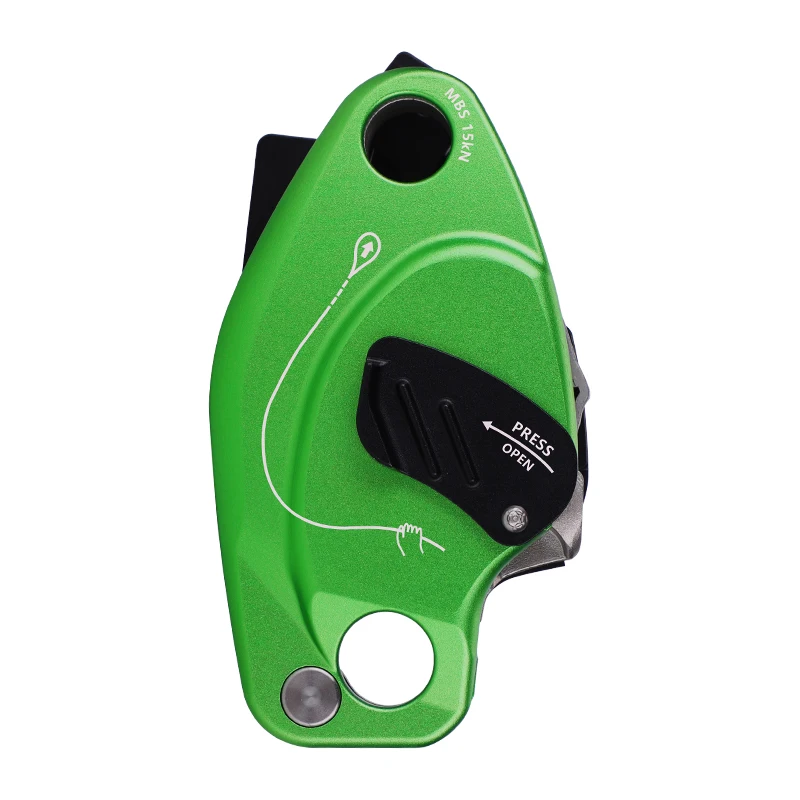 250KG Anti-Panic Hand-Controlled Descender, Slow Descent Safety Protector for Outdoor High-Altitude Climbing & Rescue