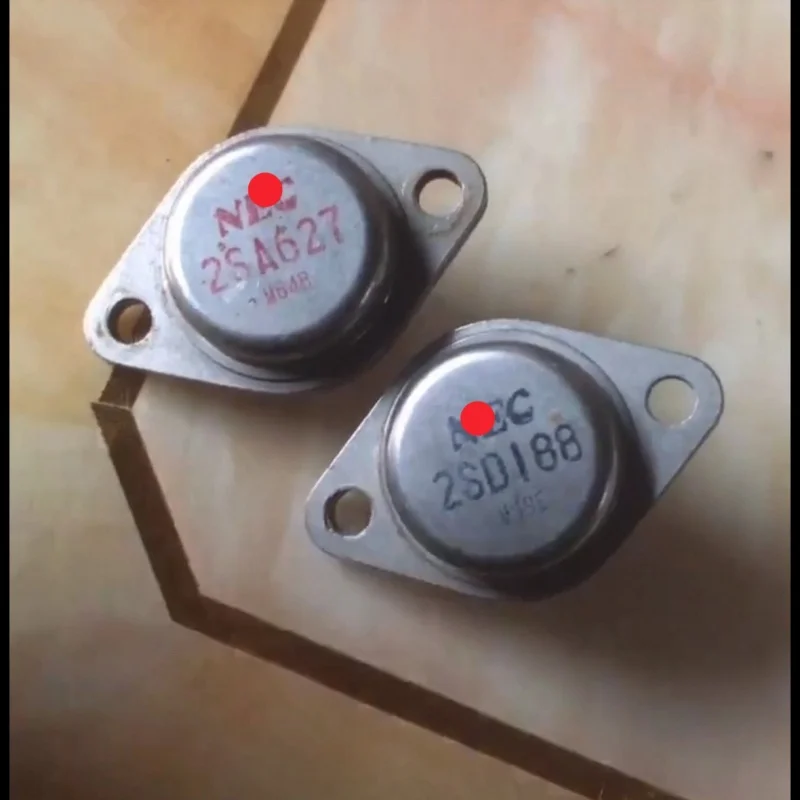 5Pcs Original Disassembled 2Sa627 2Sd188 2Sa649 2Sd218 2Sa1180 High-Power Audio Amplifier Paired Transistors with Gold-Plated Iron Caps