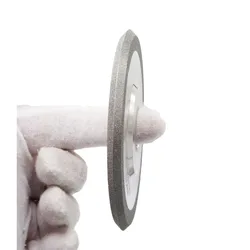 45° 60° 90° Sharpener Disc Diamond Grinding Wheel Double Sided SDC Circl  for Carbide Metal Tungsten Steel Milling Cuting Stone