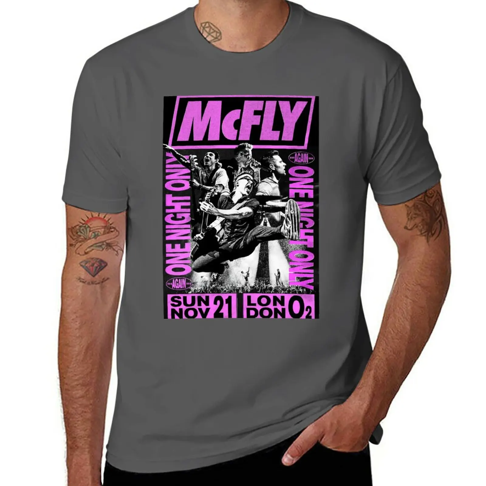 New McFly UK Tour T-Shirt Short t-shirt blank t shirts man clothes oversized t shirt men clothing