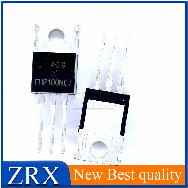 5Pcs/Lot New Original FHP100N07 N07 MOS Field Effect Tube Upright TO 100-220 Integrated circuit Triode In Stock In Stock