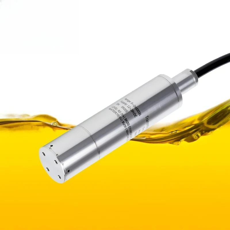 ME401D Industrial High Accuracy 4-20mA 0~200m Stainless Steel IP68 Submersible Fuel Level Sensor