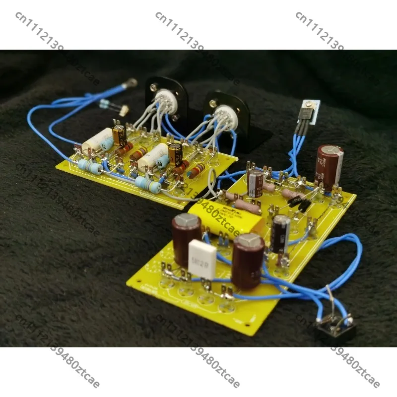 Stereo Hifi Tube Preamp Hand-assembled Circuit Component Set For Audio Sound Equipment Upgrade Spare Parts