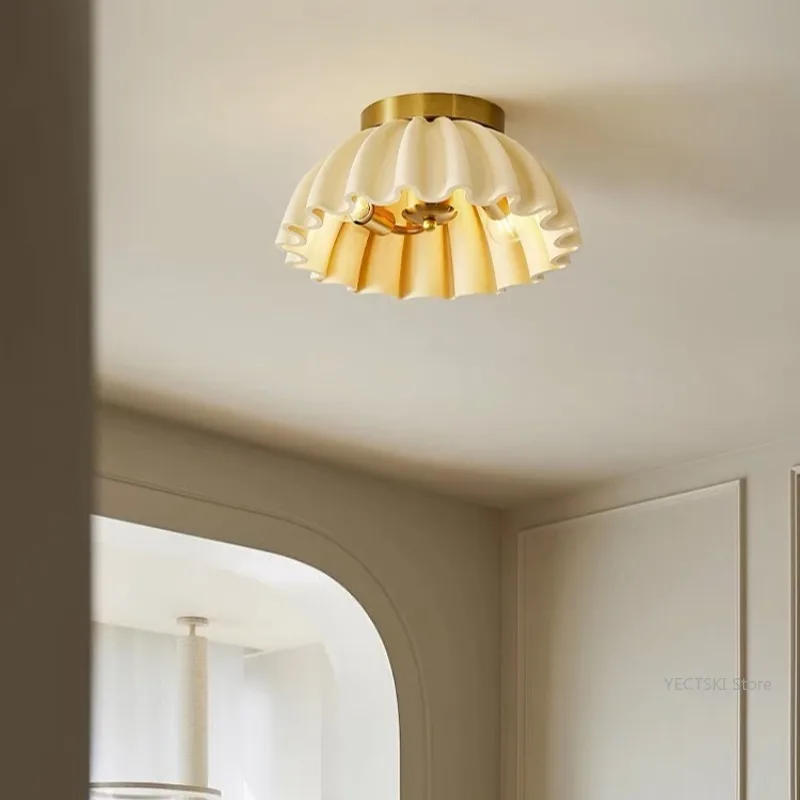 Franse Creatieve Balkon Plafondlamp, Gang Gang Licht, Nieuwe Garderobe, Foyer Ontwerper, Slaapkamer, Studie Verlichtingsarmaturen