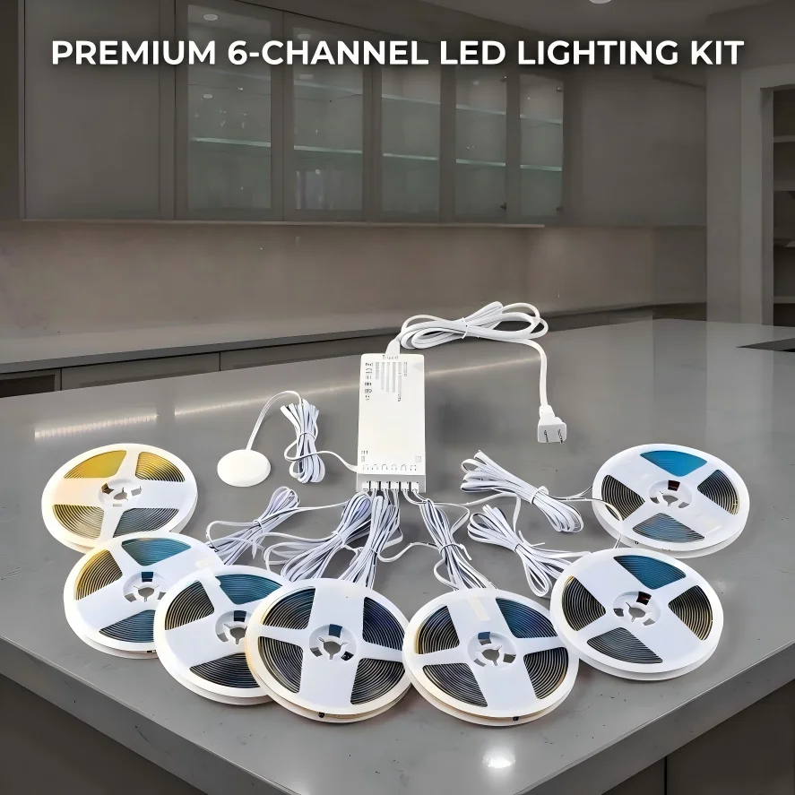 LED COB Light Strip Acoustic Board Decorative Touch Dimmable Wall Background Lamp Show Shelf Under Cabinet Bedroom Night Light