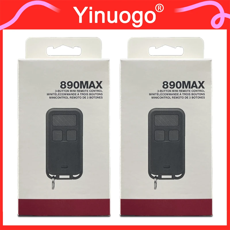 Abridor de porta de garagem com controle remoto, transmissor de mão, 890MAX, 893LM, 893LM, 371LM, 373LM, 971LM, 973LM, 973LM, 81LM, 83LM, Abridor de porta de garagem, 2PCs