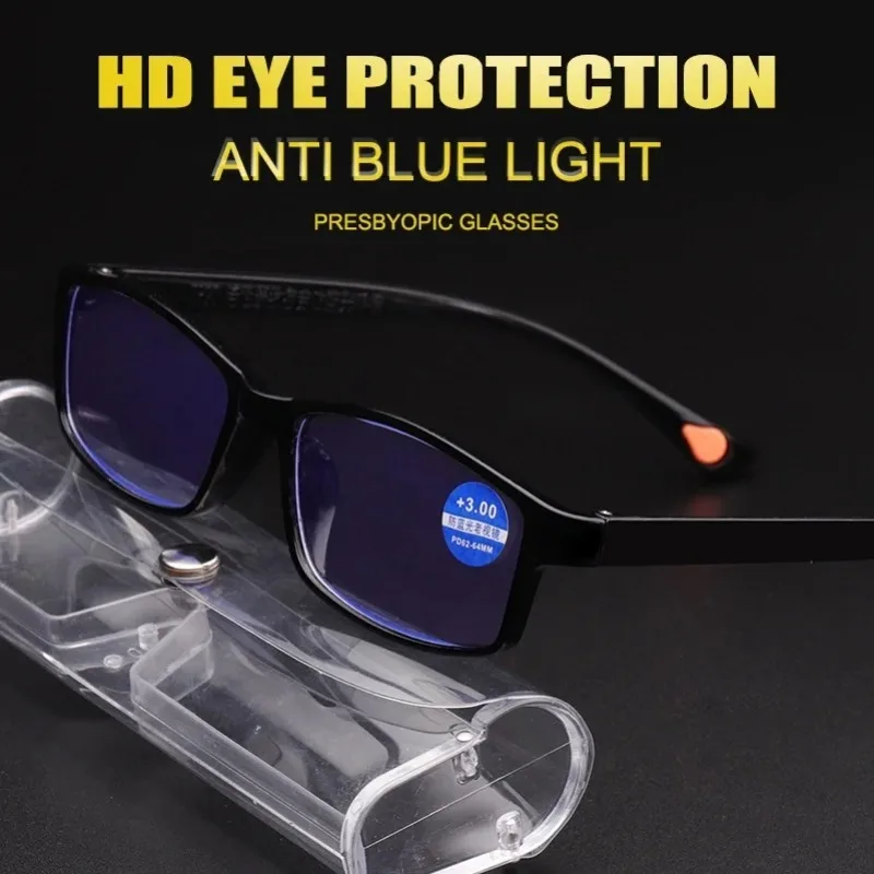 10PCS Männer Lesebrille für Männer Frauen Unisex Ultraleichte Presbyopie Brille Optische Linsen +1,0 ~ + 4,0 – Detail 6