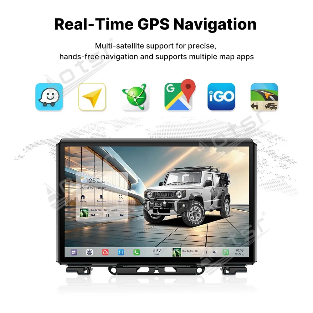 11.5"Android 15 For Suzuki Jimny 2019-2025 Car Radio GPS Navigation CarPlay DSP Screen Multimedia Player Head Unit view 5