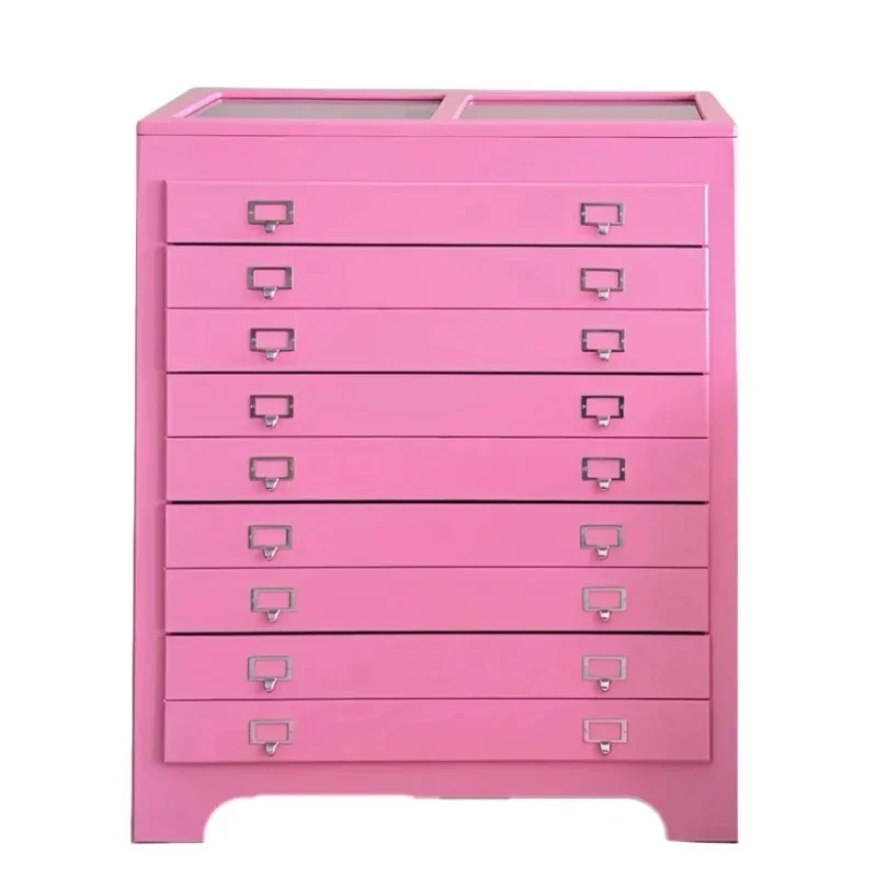 Storage bucket, living room, locker, porch, multi-bucket jewelry display, floor jewelry cabinet