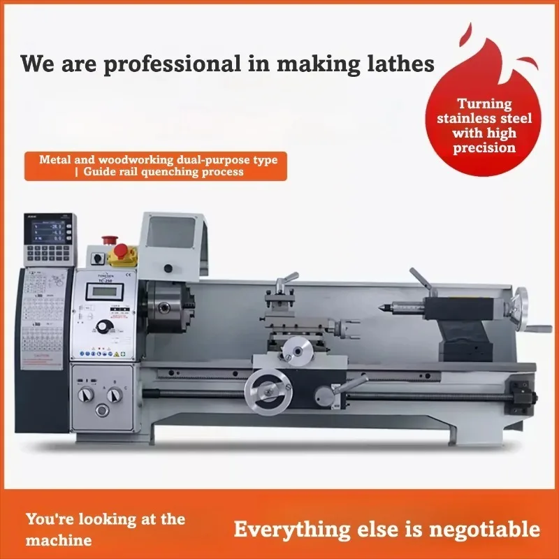 Small CNC Taper Turning Machine For Billiard Cue Repair And Musical Instrument Making Mini Lathe