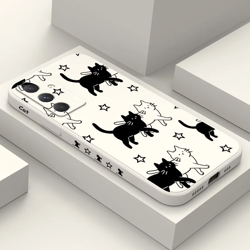 

Star Cute Cat Phone Case For Samsung Galaxy A56 A36 A26 A16 A06 A17 A07 A55 A35 A25 A15 A05 A54 A34 A24 A14 A04 4G 5G Cover