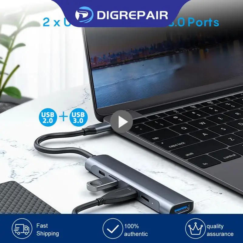 

Док-станция tebe 5 в 1 стандарта USB Type-C на 4K, 3,5 мм