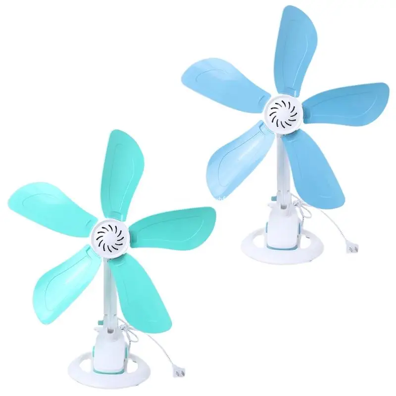 220V 16.54inch Mute Electric Clip on Fan Table Desk Fan for Office Bedroom Bed Dropship