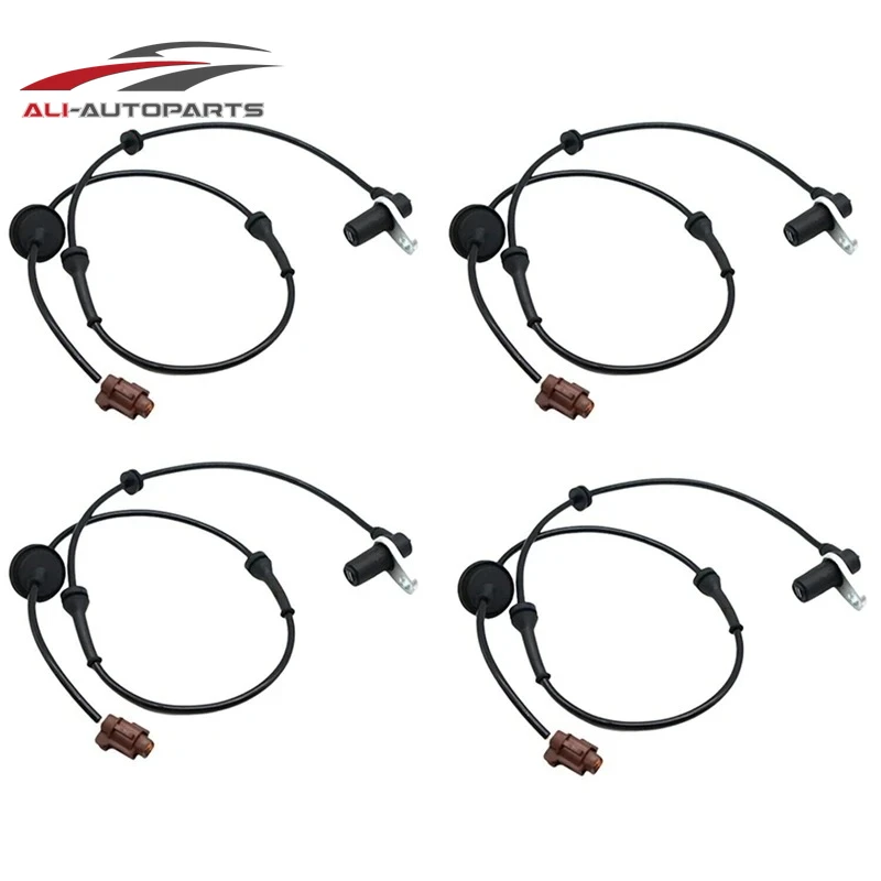 

4PCs 47911-8H300 Front Rear Left/Right ABS Wheel Speed Sensor For Nissan X-Trail T30 2.0 2.2 47910-8H300 47901-8H300 47900-8H300