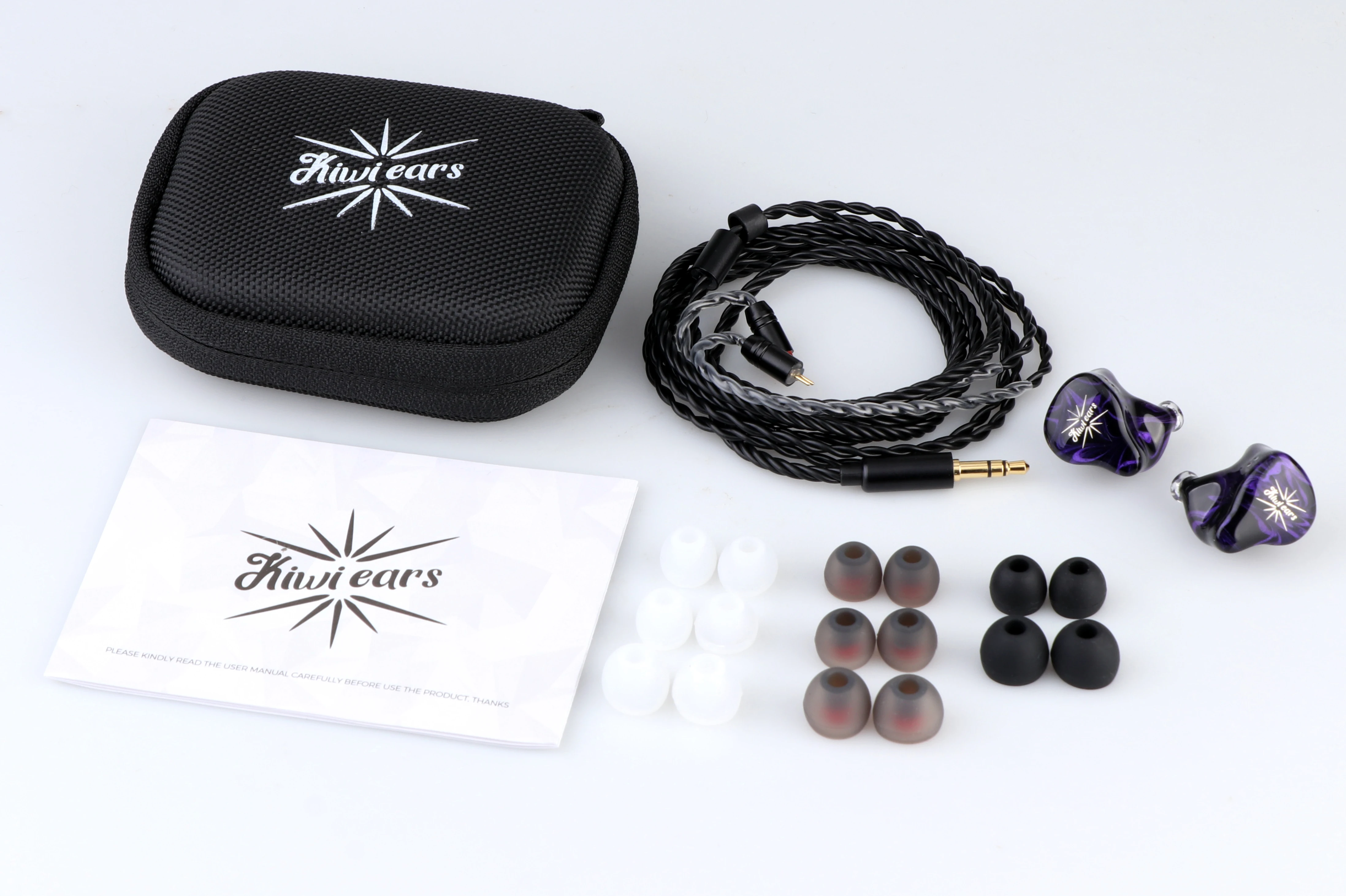 Linsoul Kiwi Ears Quartet 2DD+2BA Hybrid In-Ear Monitor 10mm Titan Dynamic Driver IEM Kopfhörer HiFi Kopfhörer – Detail 8