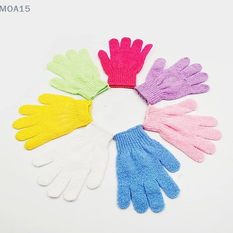 1pc Bath Peeling Exfoliating Mitt Gloves For Shower Body Brush Massage sponge for body Wash Skin Moisturizing SPA Foam