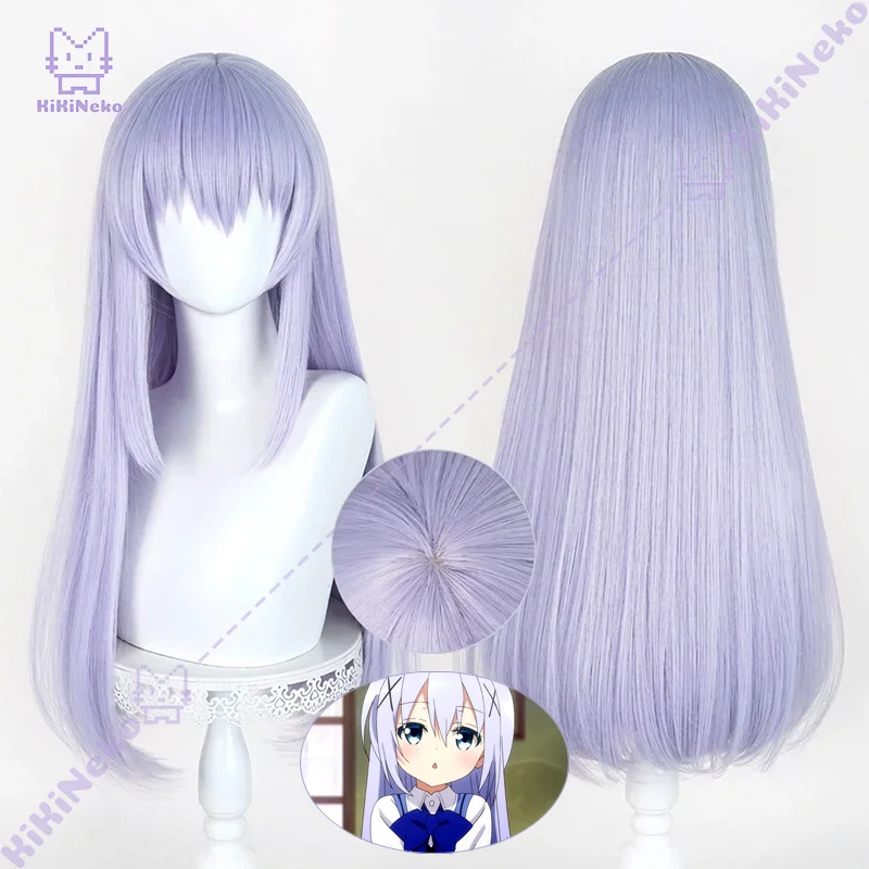 アニメ-チノ・カフー-コスプレウィッグ-リアルなスカルプトップ-ハロウィン-コミコン-パーティー-大人用-女性-男性用