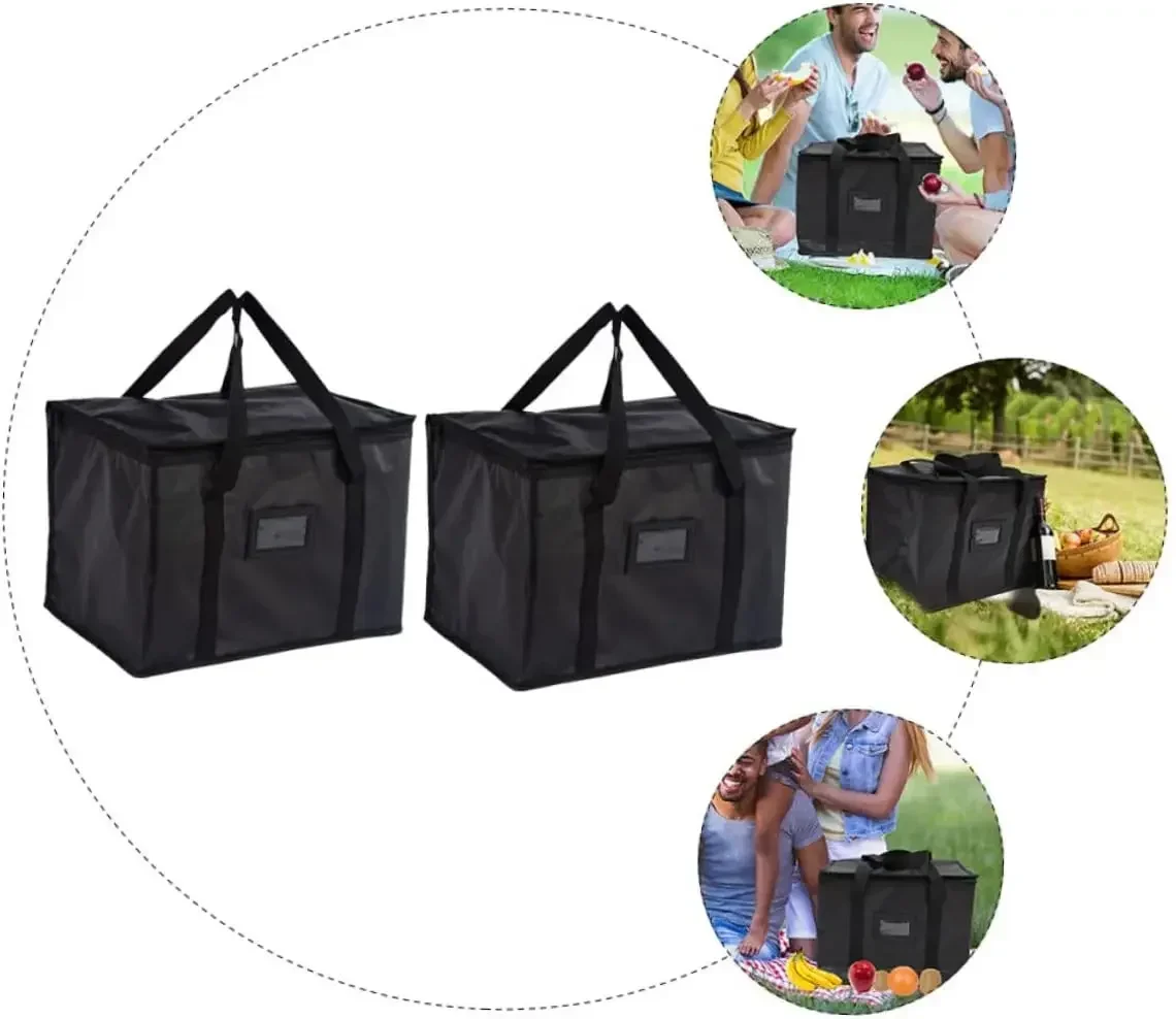 حقيبة غداء للسفر كبيرة جدًا ، صندوق تبريد للتخييم ، حقيبة تنزة ، مبرد معزول بالثلج للشرب ، حقيبة باردة ، تخزين الطعام والمشروبات ، 70 لتر
