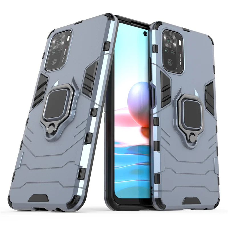 Per Cover Xiaomi Poco M5S custodia per Poco M5S Capas Cover posteriore magnetica in metallo per Poco M5S M5 M4 Redmi Note 10 S Pro Fundas