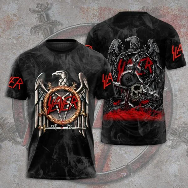 New Slayer Rock Band 3D Print T-Shirts Men Women Hip-hop Round Neck Short Sleeve T Shirt Tops Harajuku Street Tees Man Clothing - view 4