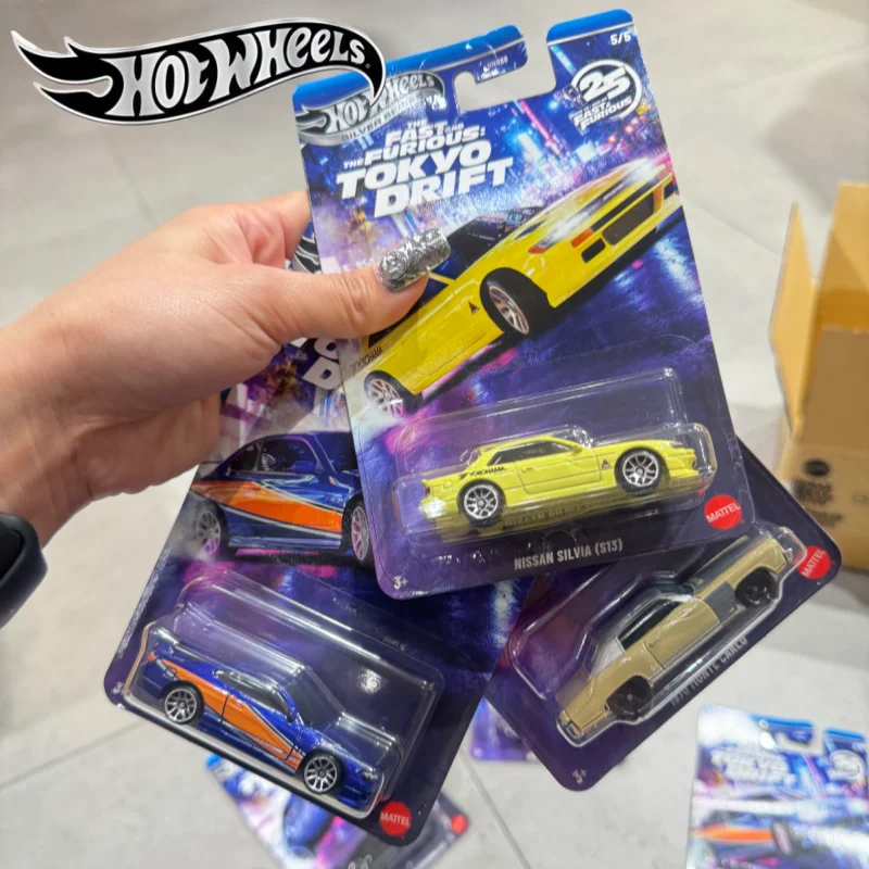 

Литая под давлением модель автомобиля Hot Wheels Fast & Furious Tokyo Drift HNR88 M, коллекционный автомобиль из сплава, игрушка Nissan Silvia 350Z