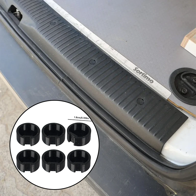 

New Car Tailgate Trim Cover For Volkswagen T5 T6 T6.1 Reliable Protection Of Screw Caps From Dirt And Sediment Easy Installation