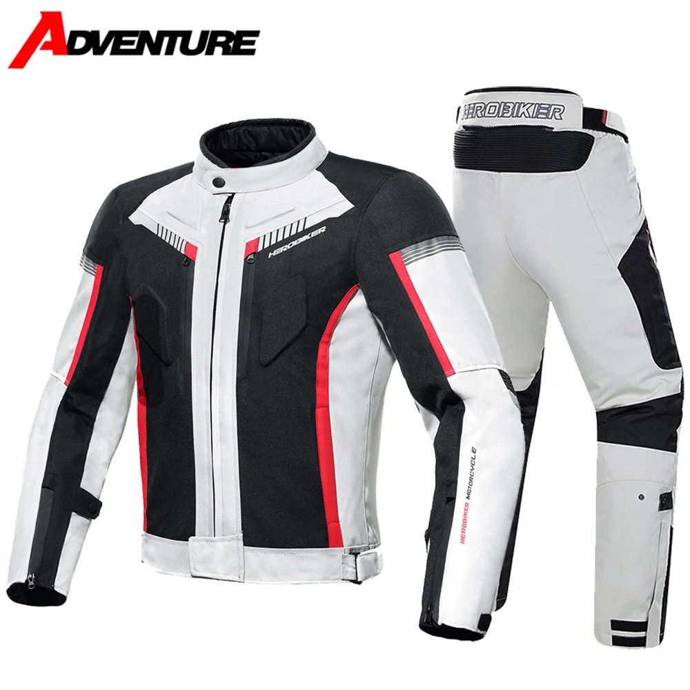 

Motorcycle Riding Jacket Men's Knight Jacket Waterproof And Warm Off-road Riding Jacket Anti Fall Reflective Protective Jacket