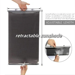 Retractable Sunshade Roller Curtain Car Bedroom Kitchen Office Window Sun-shading Curtains Nail-free Blackout Curtain Blinds