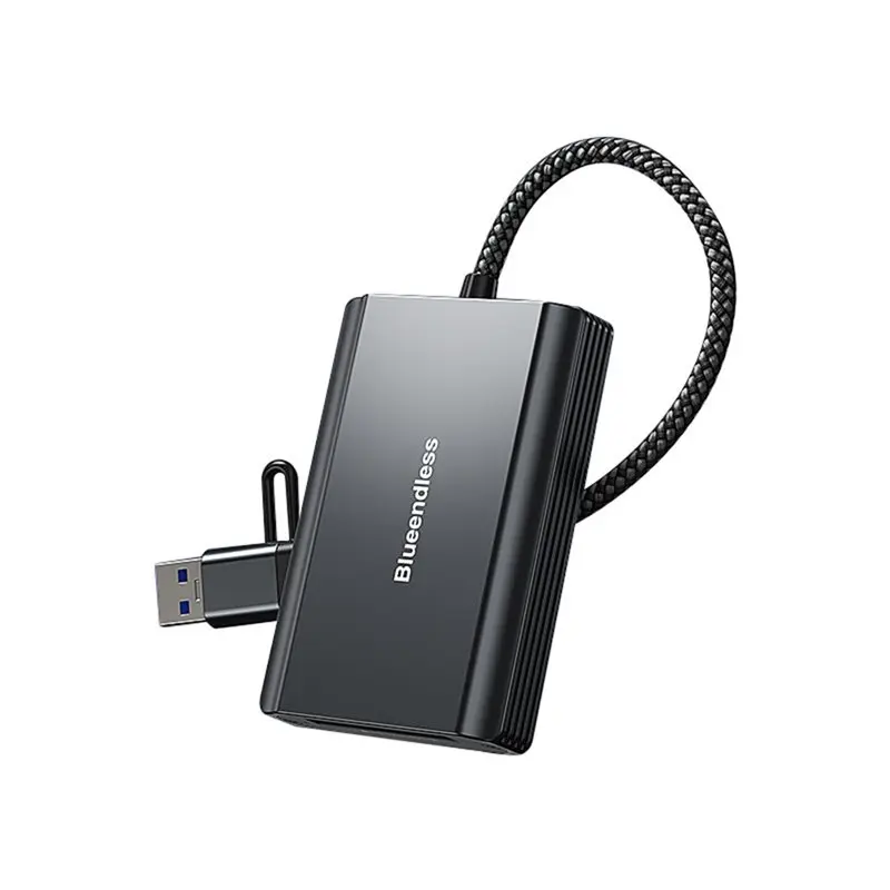 Blueendless Cfexpress Typea Card Reader With USB C/A Cable USB 3.2 10Gbps High-Speed Reading For Phones PC Tablets