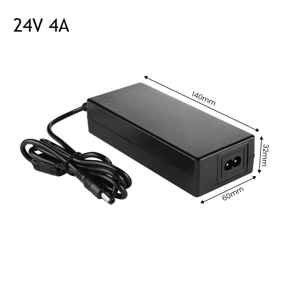 AIYIMA Power Adapter DC 24V 4A Switch Supply Power Plug For TPA3116 TDA7498E Amplifier US EU UK AU Standard