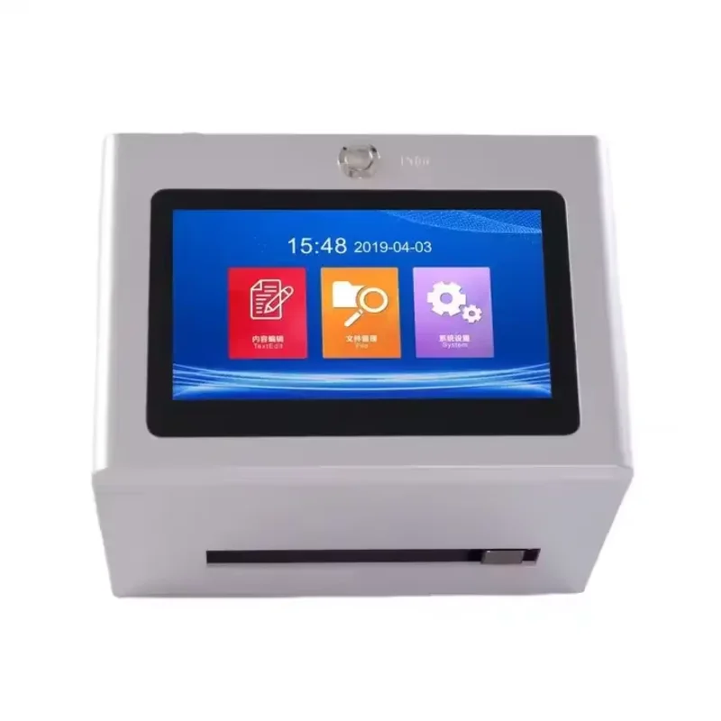

12.7MM Desktop 7Inch Production Date Printing QR Code Batch Number Inkjet Printer Coding Machine