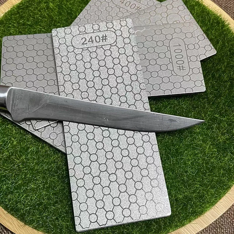 Knife Sharpener 240-1000 Grit Professional Thin Diamond Knife Sharpening Whetstones Polishing Plate Grinding Disc Abrasive Stone