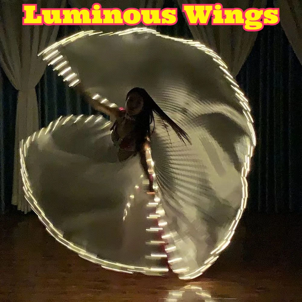 

LED Light Up Hand Fan Glowing Flashing Fan Bar Club Disco Atmosphere Prop Music Festival Night Event Stage Performance Light Up