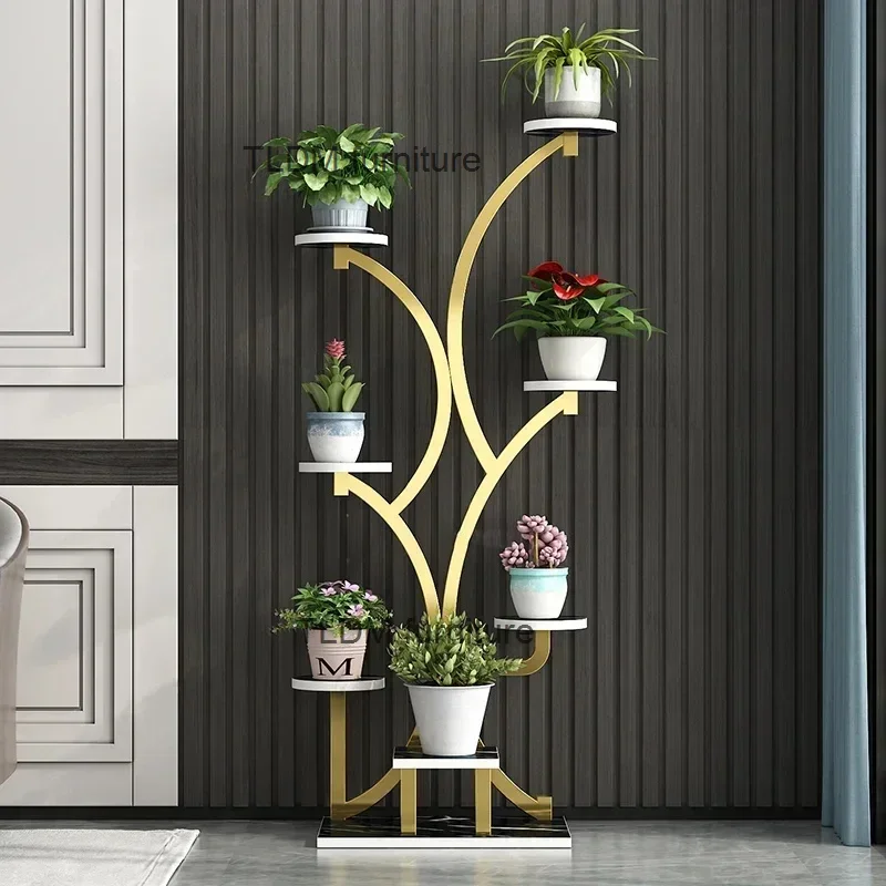 

home Plant Stand Living Room Floor Stand for Flowers Modern Creative Plant Pot Stand Planter Display Organizer Home Furniture Z