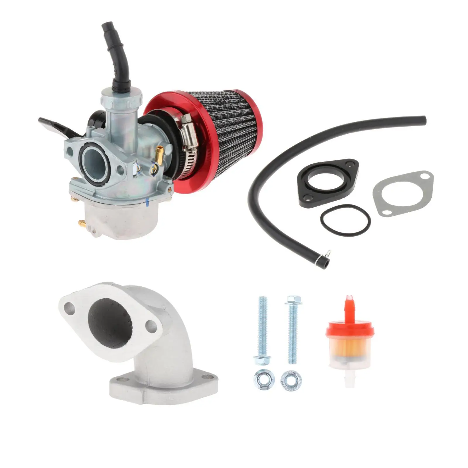 

Комплект воздушных фильтров карбюратора для карбюратора, Фланцевая гайка для 4-х тактного двигателя 125cc 110cc 70cc