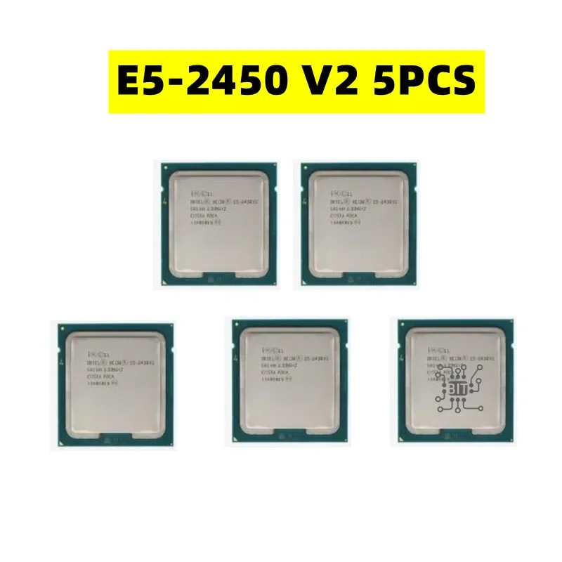 

5 шт. Xeon E5 2450V2 2450 V2 2,5 ГГц 8-ядерный 16-поточный процессор 20 МБ 95 Вт LGA 1356