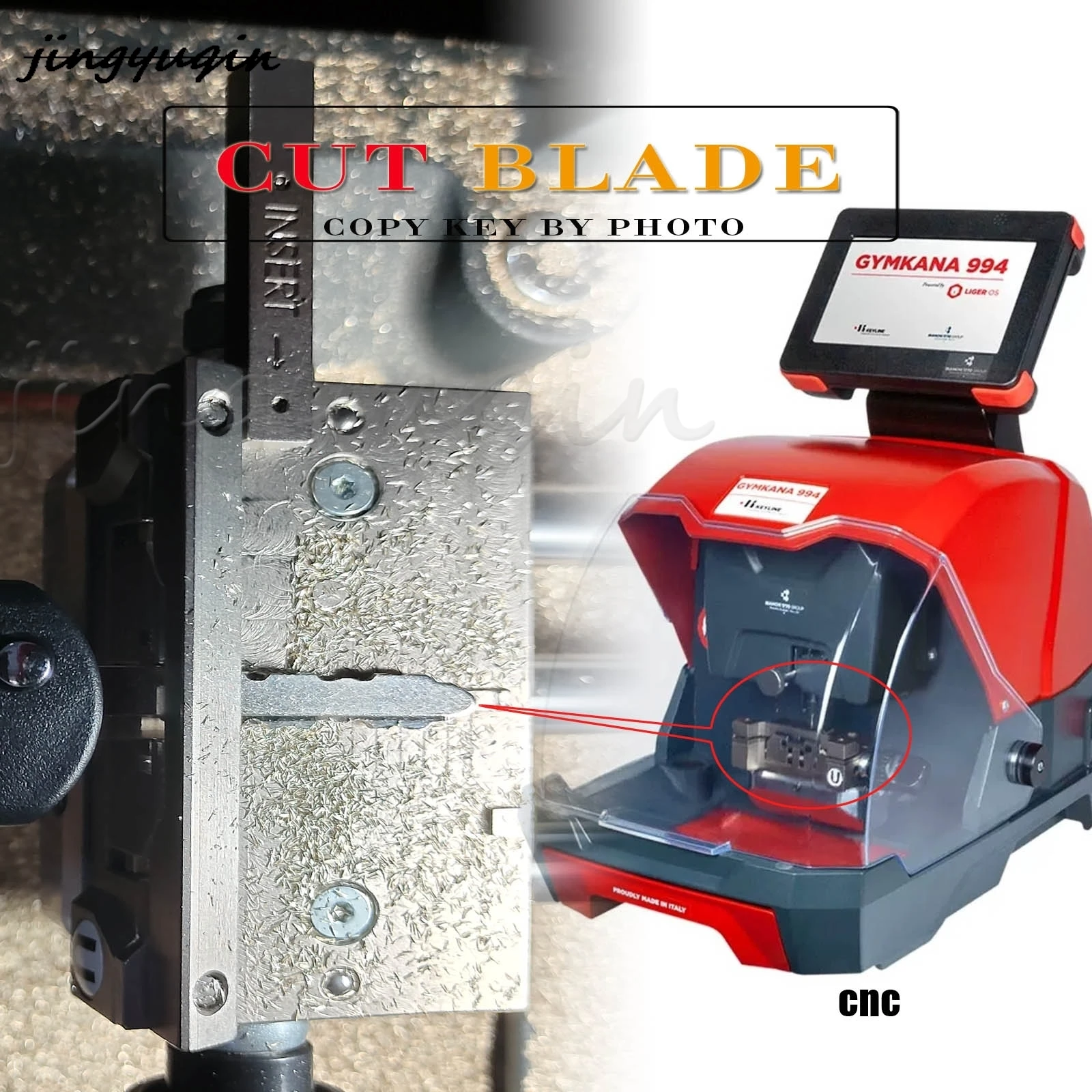 jingyuqin  Processing Fee For CNC Cutting Cut Key Blade Service Please Contact With Us Before Purchase Duplicate key blade